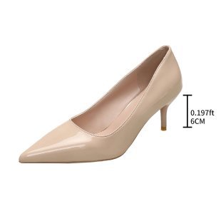 Damen elegante Stiletto-Pumps mit schmaler Zehenpartie EB