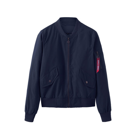 Damen sportliche Bomberjacke mit praktischen Taschen EB