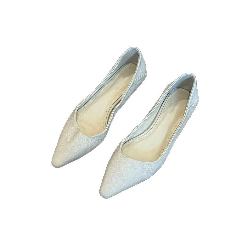 Damen elegante Ballerinas mit klassischem spitzen Design und bequemer Innensohle EB