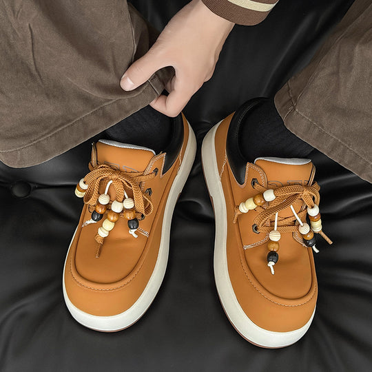 Damen modische Sneaker mit ornamentalen Schnürsenkeln EB