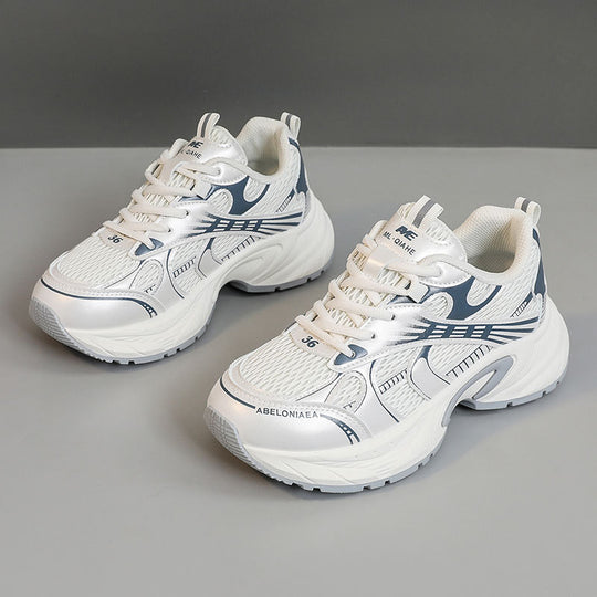 Damen Sportliche Sneakers mit luftdurchlässiger Mesh-Struktur und ergonomischer Dämpfung EB