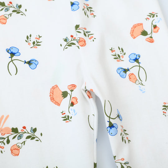 Mädchen Leggings mit floralem Muster EB
