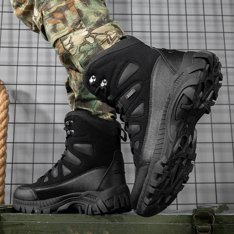 Herren Multifunktionale Tactical Stiefel mit rutschfester Sohle und atmungsaktiver Konstruktion EB