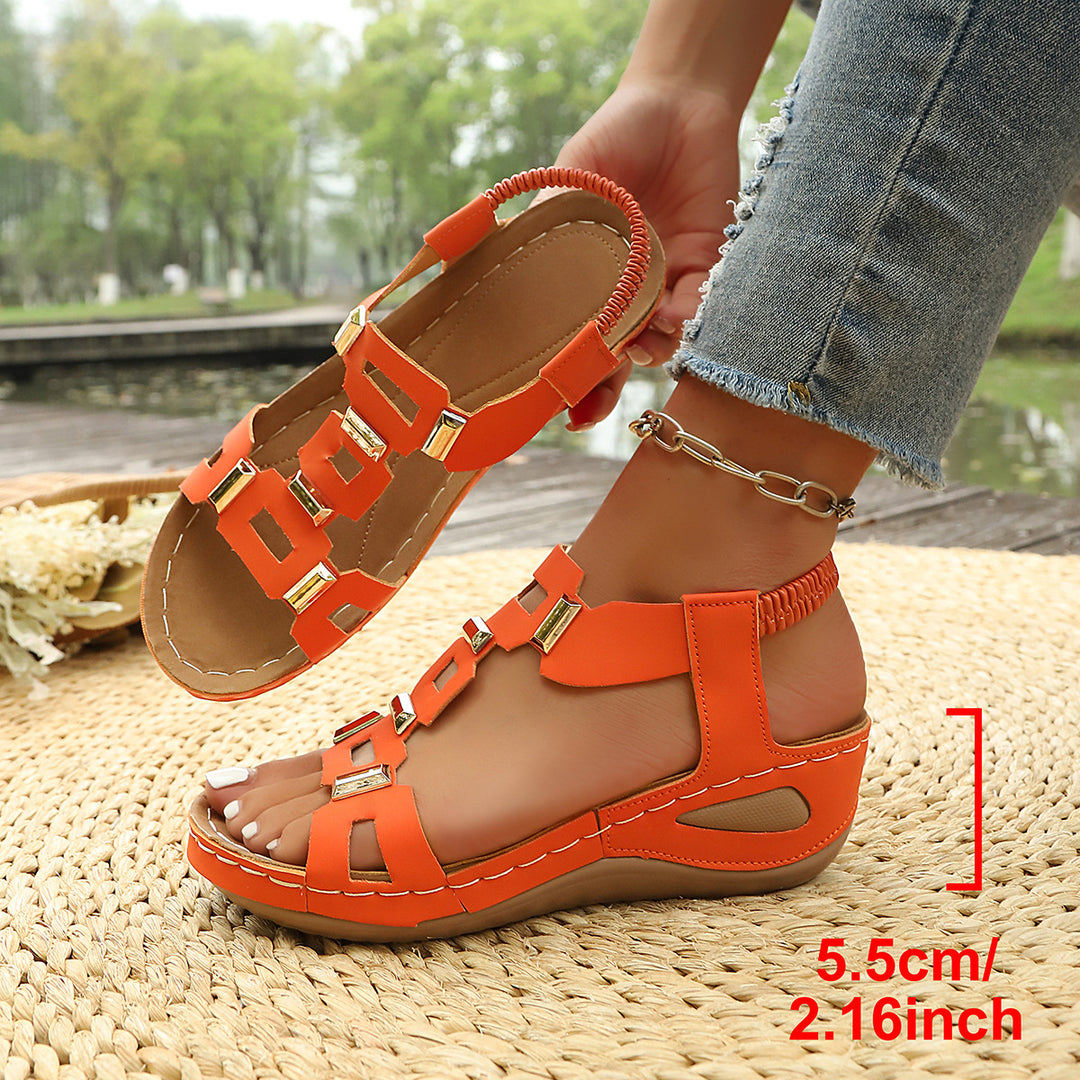 Damen Komfortable Riemchen-Sandalen EB