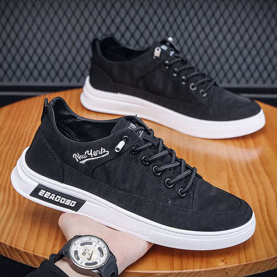 Damen lässige Freizeitschuhe aus hochwertigem Leder EB