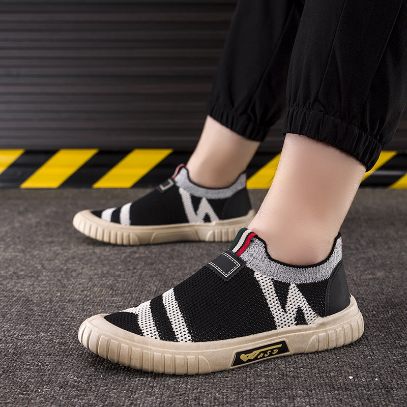 Damen Atmungsaktive Slip-On Sneakers mit flexiblem Obermaterial EB