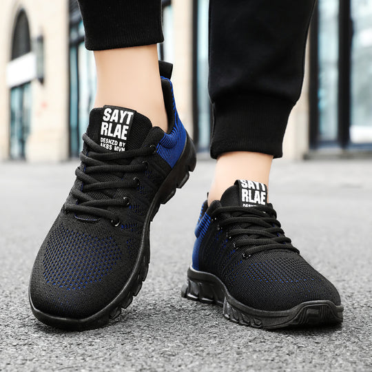Damen Sportliche Laufschuhe mit atmungsaktiver Mesh-Oberfläche und dämpfender Sohle EB