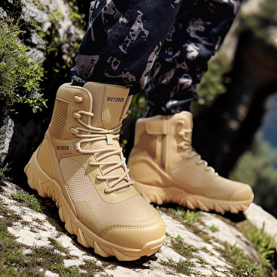 Herren All-Terrain Wanderschuhe mit hohem Knöchelschutz und rutschfester Sohle EB