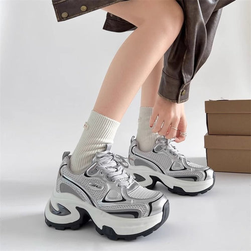 Damen Sportliche Chunky Sneakers mit innovativem Dämpfungssystem EB