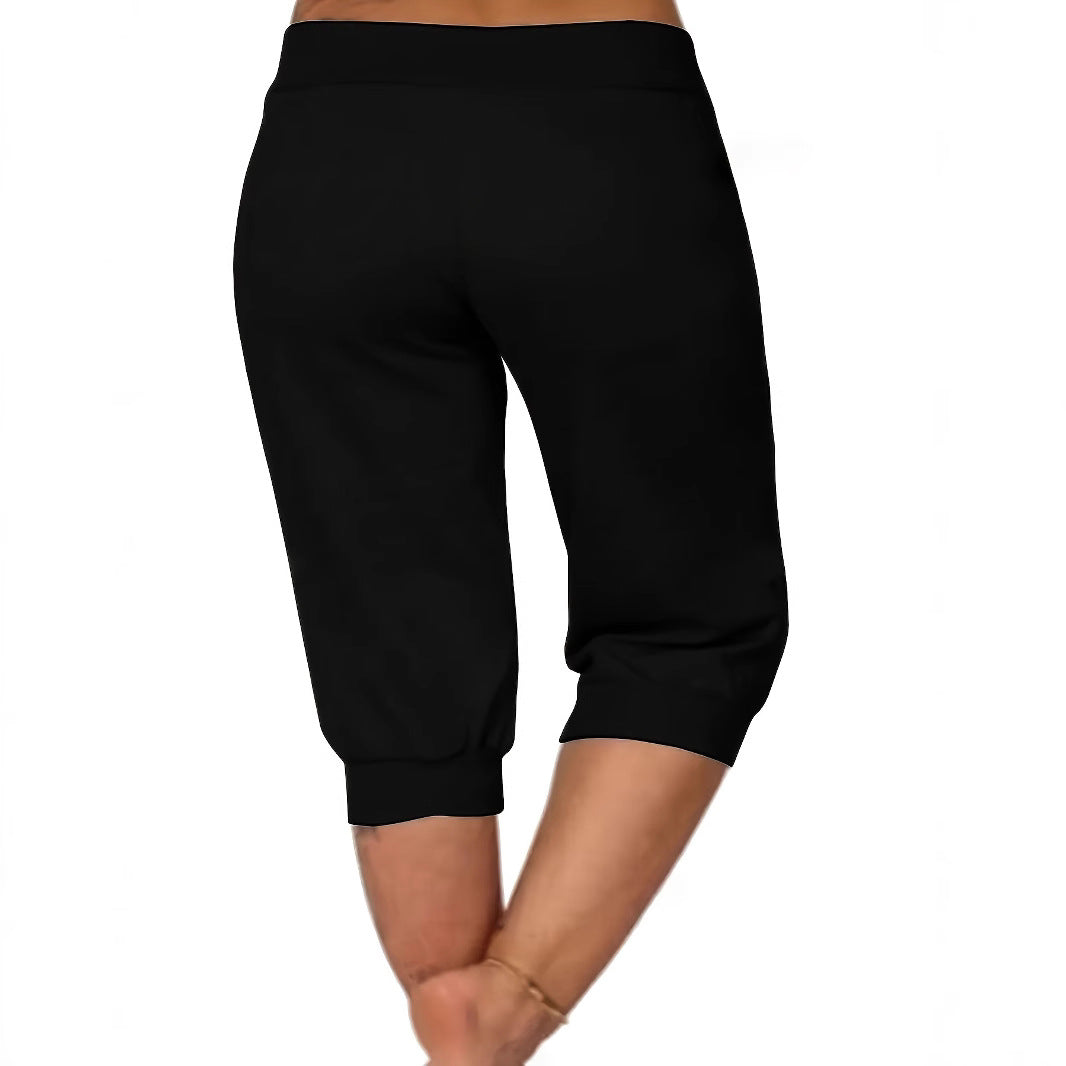 Damen Freizeithose mit lässigem Schnitt und verspieltem Herzmotiv EB
