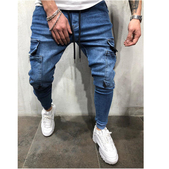 Herren Cargo-Jogginghose mit modischem Slim-Fit Schnitt und praktischen Taschen EB