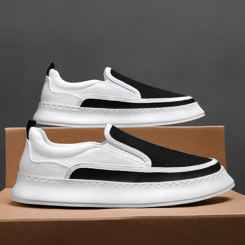 Damen Slip-On Sneakers mit sportlichem Design und flexibler Sohle EB