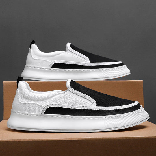 Damen Slip-On Sneakers mit sportlichem Design und flexibler Sohle EB