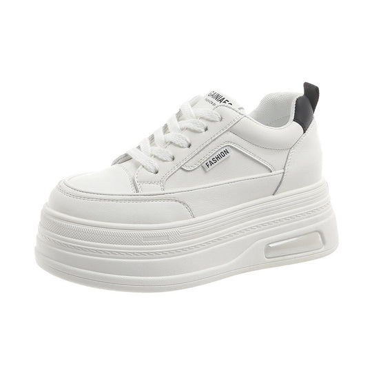 Damen Plateau Sneakers mit ergonomischer Sohle und modischem Design EB
