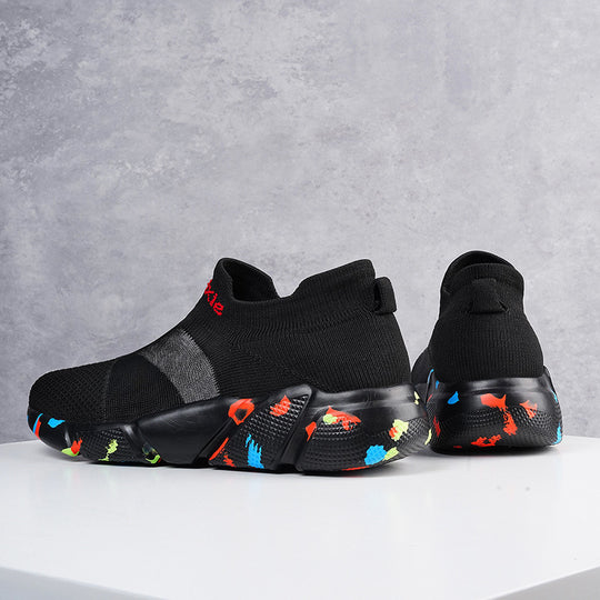 Damen Komfortable und luftige Freizeitschuhe mit elastischem Schaftrand EB