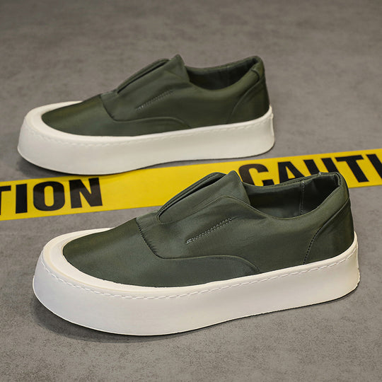 Damen Modische Slip-On Sneakers mit atmungsaktivem Obermaterial und dämpfender Laufsohle EB