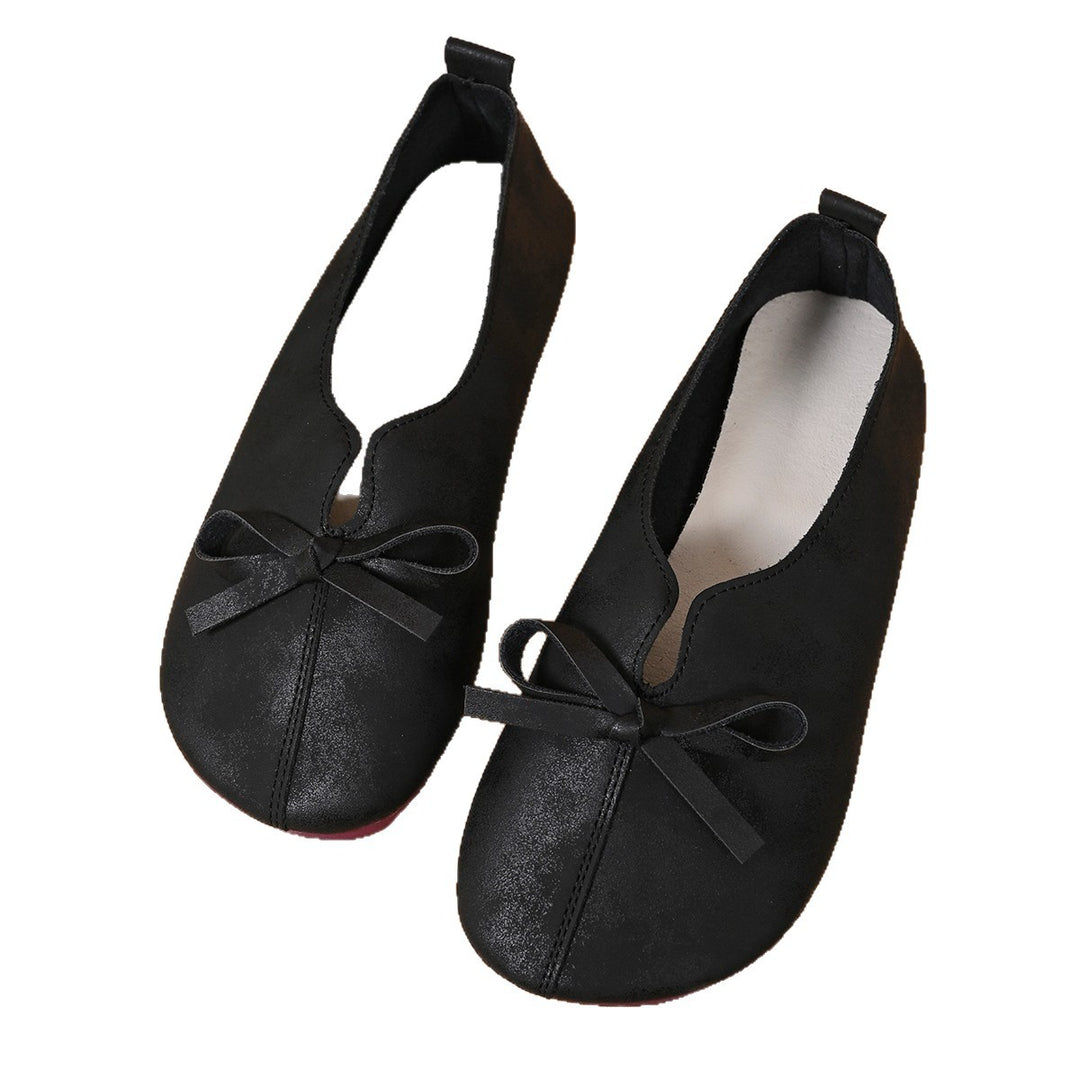 Damen Ballerinas mit modischem Schleifendesign und bequemer Sohle EB