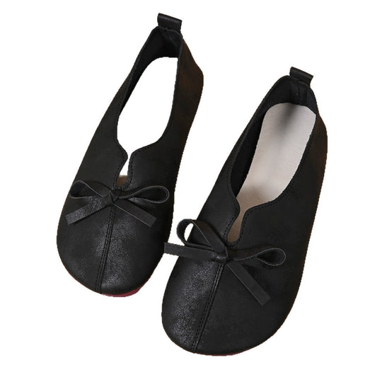 Damen Ballerinas mit modischem Schleifendesign und bequemer Sohle EB
