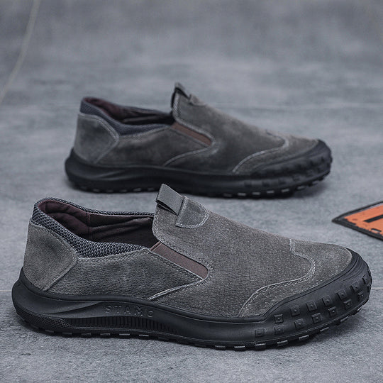 Herren bequeme Slipper aus Wildleder EB