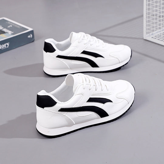 Damen Sportliche Sneakers mit hochwertigem Obermaterial und rutschfester Sohle EB