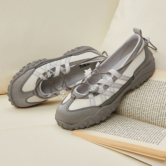 Damen Outdoor-Schuhe mit atmungsaktivem Mesh und rutschfester Sohle EB