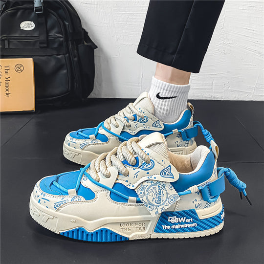 Damen Sportliche Trend Sneakers mit außergewöhnlichem Design EB