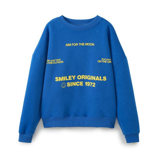 Damen Sweatshirt mit auffälligem Schriftzug EB