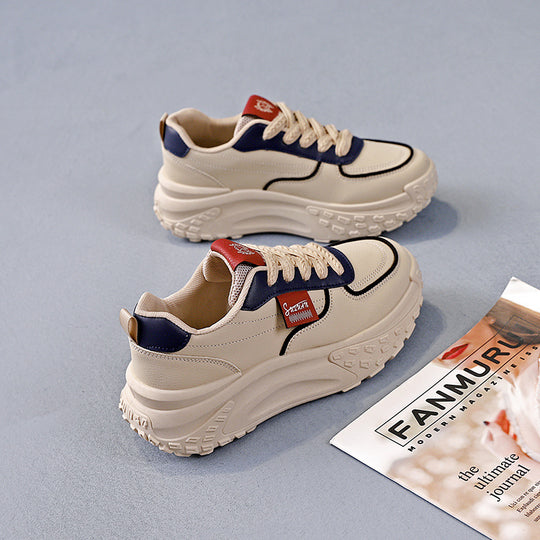 Damen Sportliche Chunky Sneakers mit luftiger Mesh-Oberfläche und dämpfendem Komfort EB