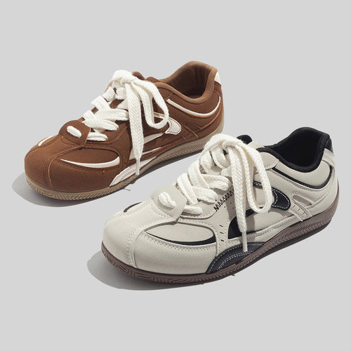 Damen Sportliche Sneaker mit rutschfester Gummisohle und atmungsaktiver Struktur EB