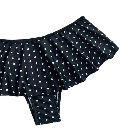 Damen Triangel-Bikini mit gerafftem Volant EB