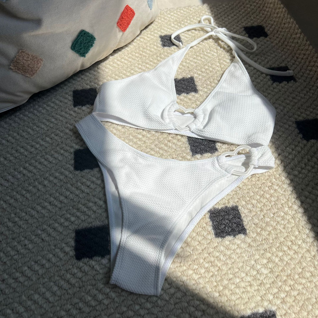 Damen Bikini mit Herzdetails und raffiniertem Design EB