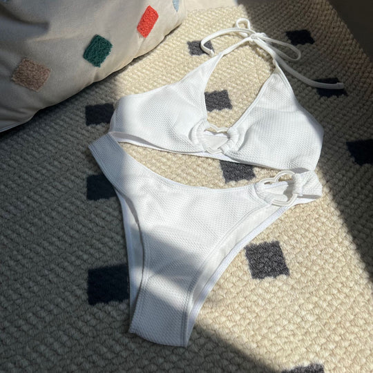 Damen Bikini mit Herzdetails und raffiniertem Design EB