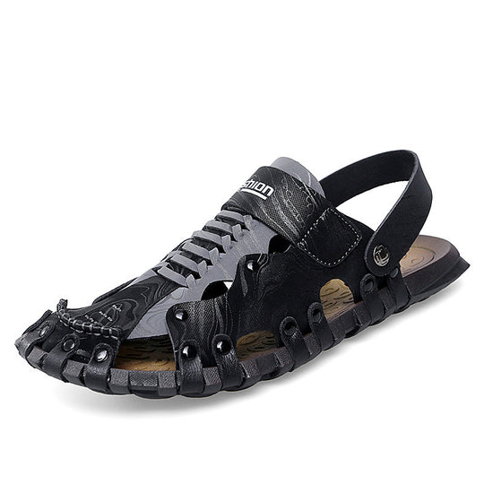 Damen Sportliche Wassersandalen mit verstellbarem Riemen und rutschfester Sohle EB