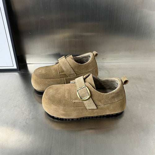 Damen Clogs mit praktischem Schnallenverschluss und bequemem Innenfutter EB
