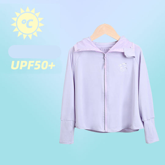 Damen leichte UV-Schutzjacke mit Kapuze EB