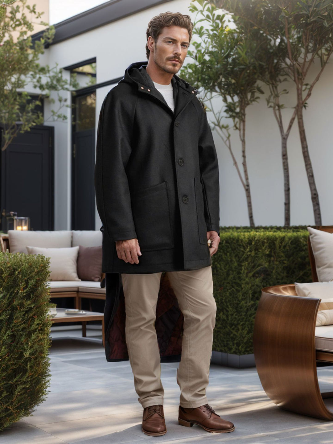 Herren Outdoor-Mantel EB