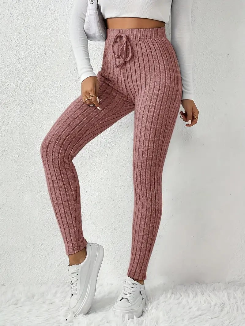 Damen Gefütterte Sweatpants mit Rippstruktur EB