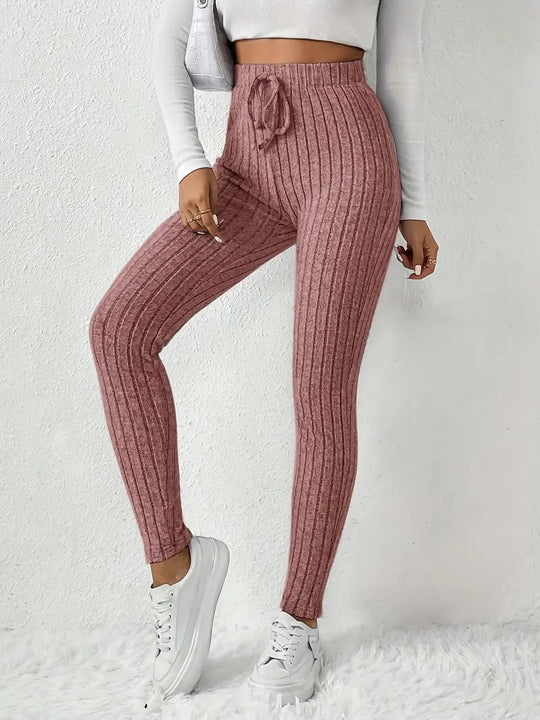 Damen Gefütterte Sweatpants mit Rippstruktur EB
