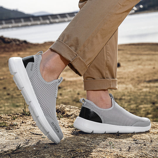 Damen Atmungsaktive Outdoor-Schuhe mit flexibler Sohle und rutschfester Laufsohle EB
