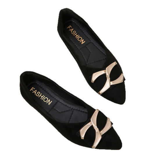 Damen Ballerinas mit modischem Schleifen-Detail EB