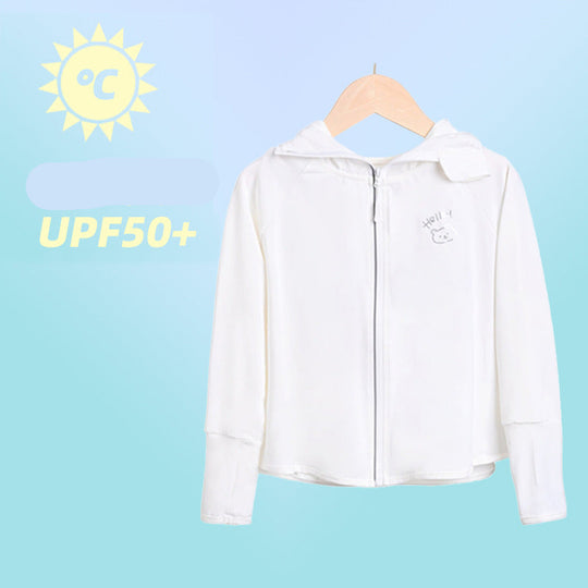 Damen leichte UV-Schutzjacke mit Kapuze EB