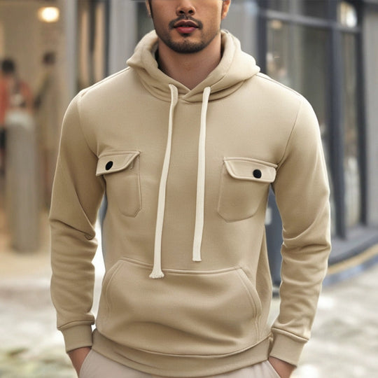 Herren Kapuzenpullover mit praktischen Taschen und modernem Design EB