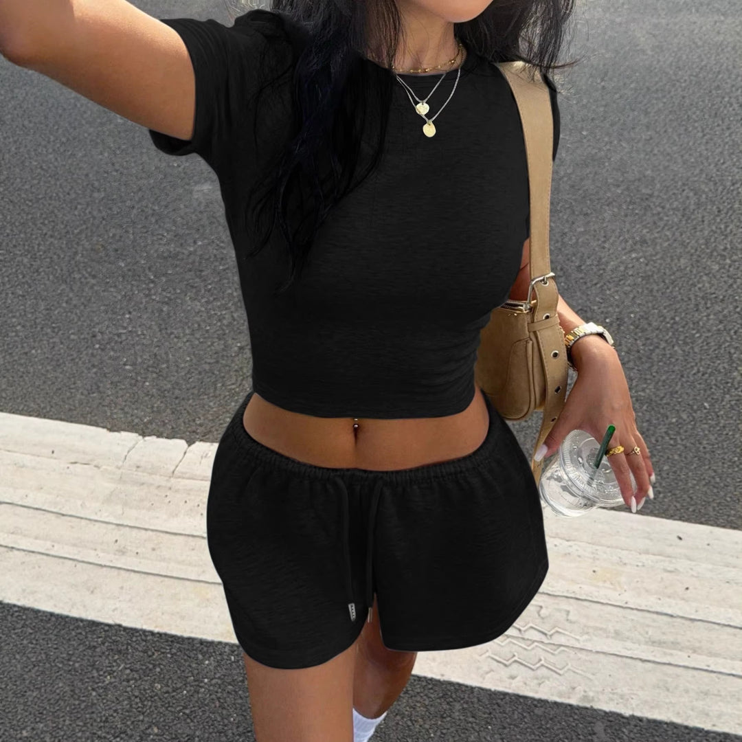 Damen Crop-Top mit tailliertem Schnitt und komfortablem Material EB