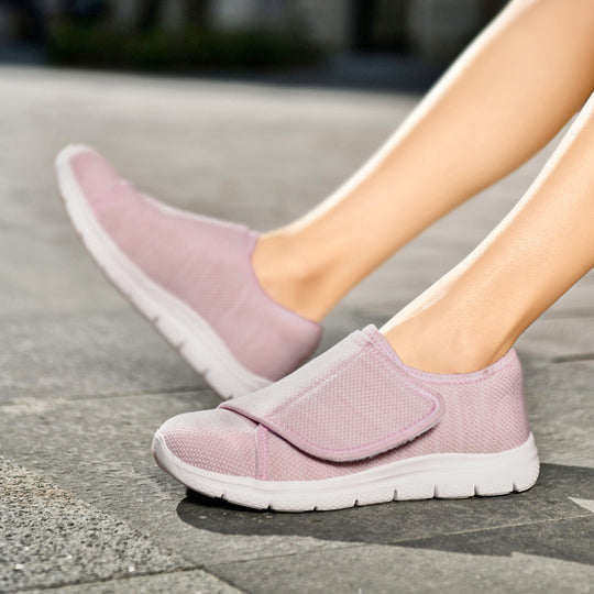 Damen Komfortable Slip-On Freizeitschuhe EB