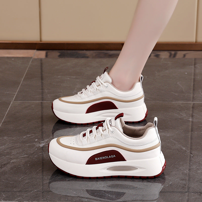 Damen Sportliche Sneakers mit dämpfender Plattform und atmungsaktivem Obermaterial EB