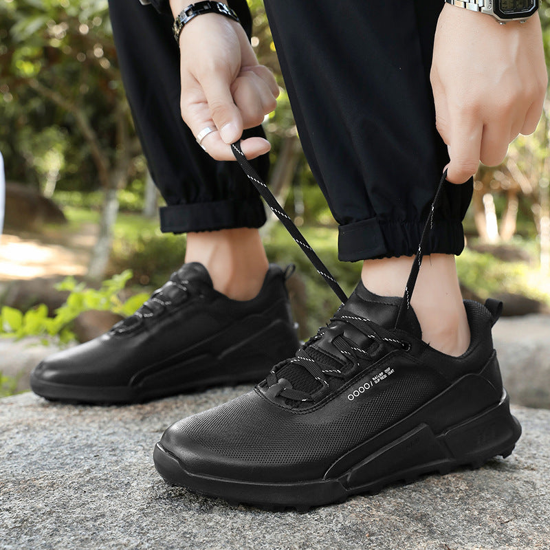 Herren Sportliche Wanderschuhe mit rutschfester Gummisohle und atmungsaktivem Obermaterial EB