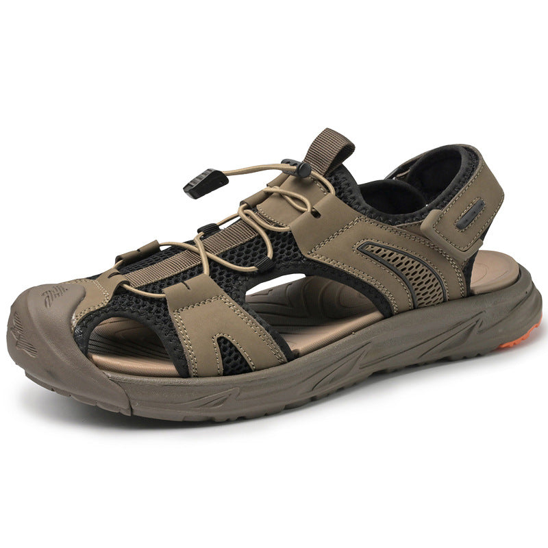 Herren Outdoor Trekking-Sandalen mit verstellbarem Schnellverschluss EB