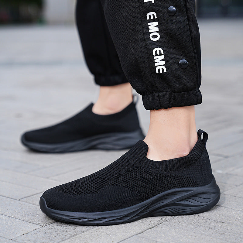 Damen Sportliche Slip-On Sneakers mit atmungsaktivem Design EB