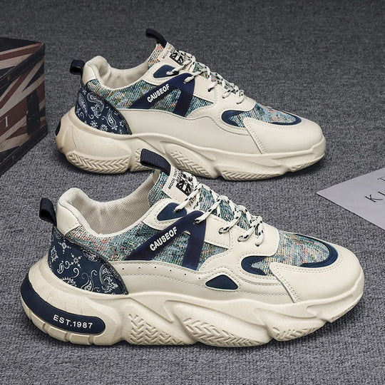 Damen Sportliche Chunky Sneakers mit atmungsaktivem Obermaterial EB