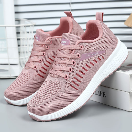 Damen Sportliche Mesh-Sneaker mit atmungsaktivem Obermaterial EB